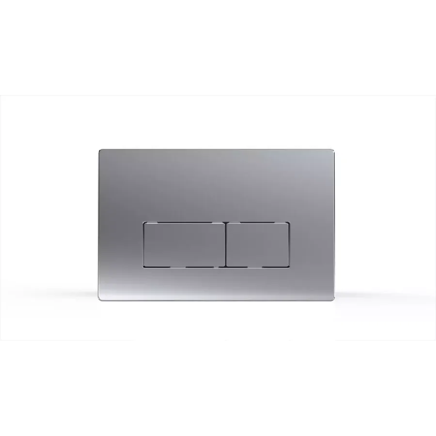 Dikdörtgen Mat Krom Panel - Metal Kaplama