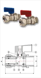 Küresel Doğalgaz Vanası 1/4