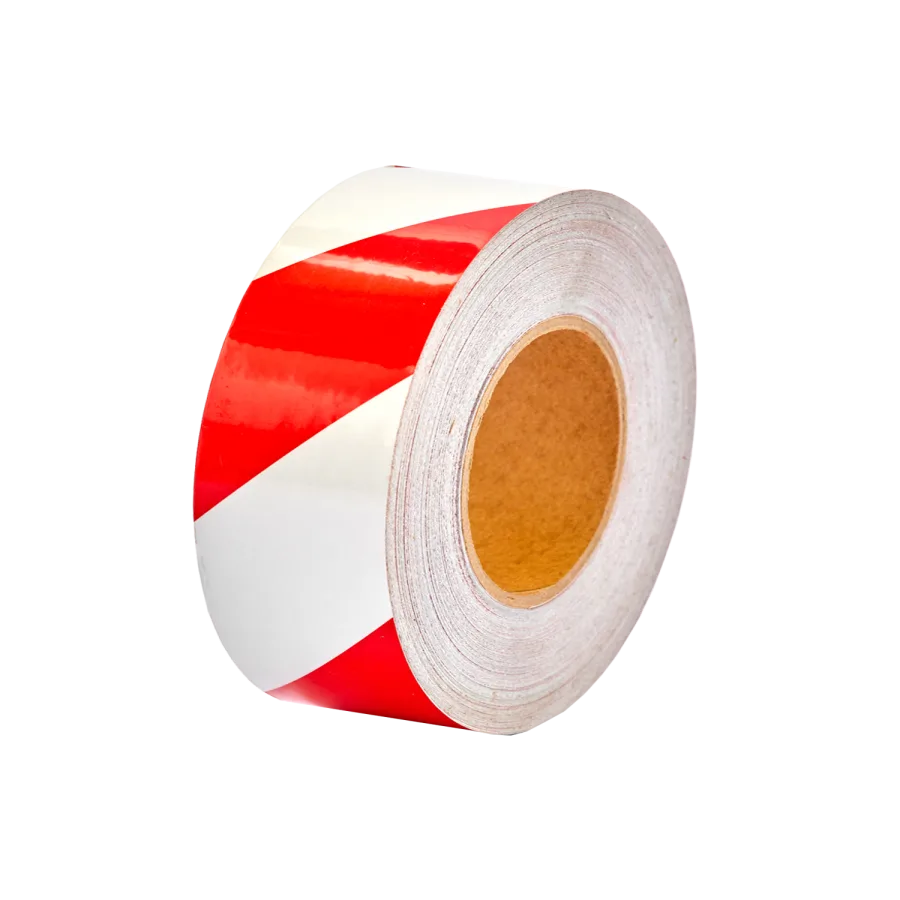 MFK 8403 KIRMIZI BEYAZ REFLEKTİF BANT (10 CM)
