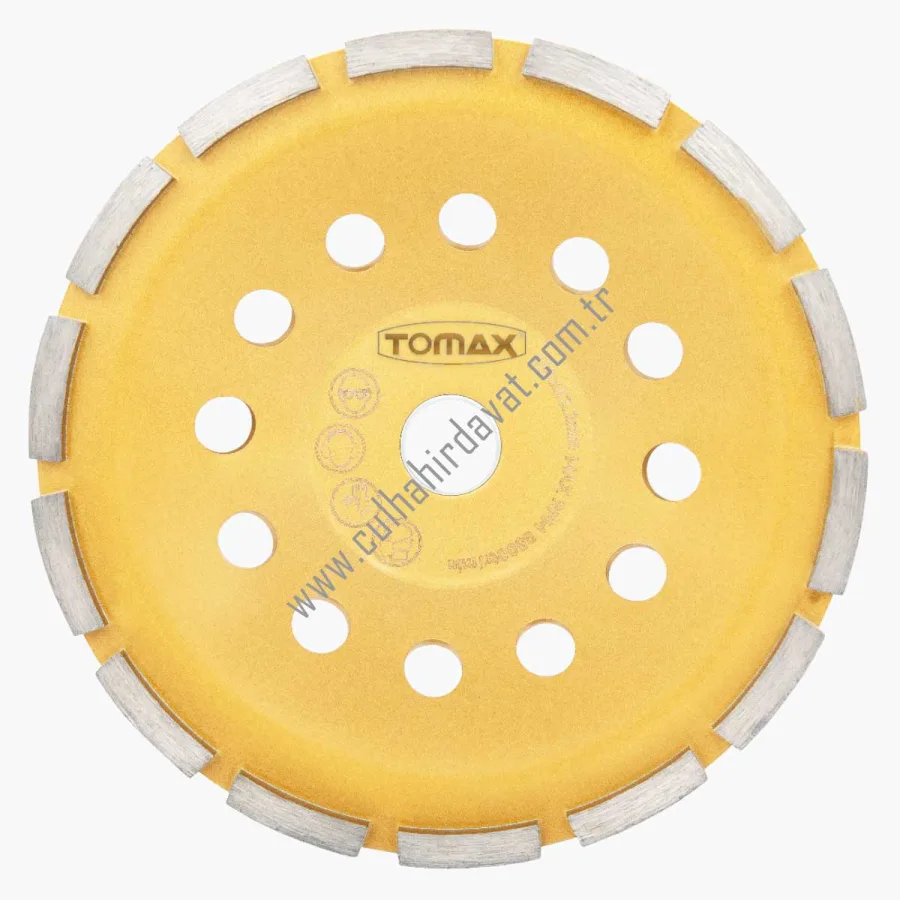 Tomax Elmaslı Beton Yüzey Temizleme Diski (Tek Sıra)